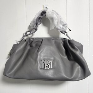 Badgley Mischka Gray Wrapped Frame Clutch - New With Tags